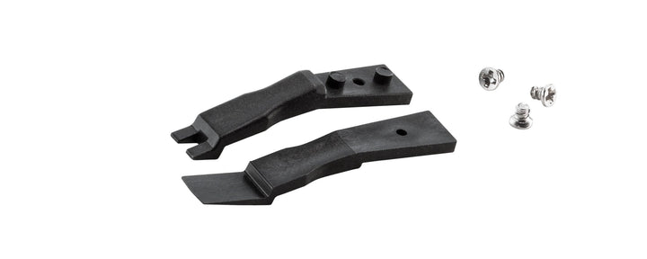 Ideal-tek A2WFSV Tips: handling 2in, top fingers, stepped bottom paddle (for 2WFSVR.SA Tweezers). OAL: 40mm, 1.57in MTESolutions