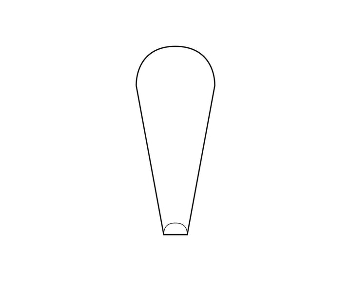 Ideal-tek A5CP Tips: straight, very fine, sharp (for 5CPR.SA-5XCPR.SA Tweezers). OAL: 40mm, 1.57in MTESolutions