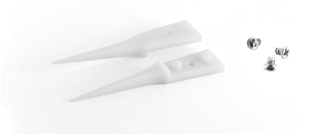 Ideal-tek A5DG Tips: straight, very fine, sharp (for 5DGR.SA Tweezers). OAL: 40mm, 1.57in MTESolutions