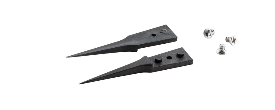 IDEAL - TEK A5UFCF Tips: Straight, Ultra Fine, Very Sharp (for #5UFCFR.SA Tweezers). OAL: 40mm - 1.57in MTESolutions