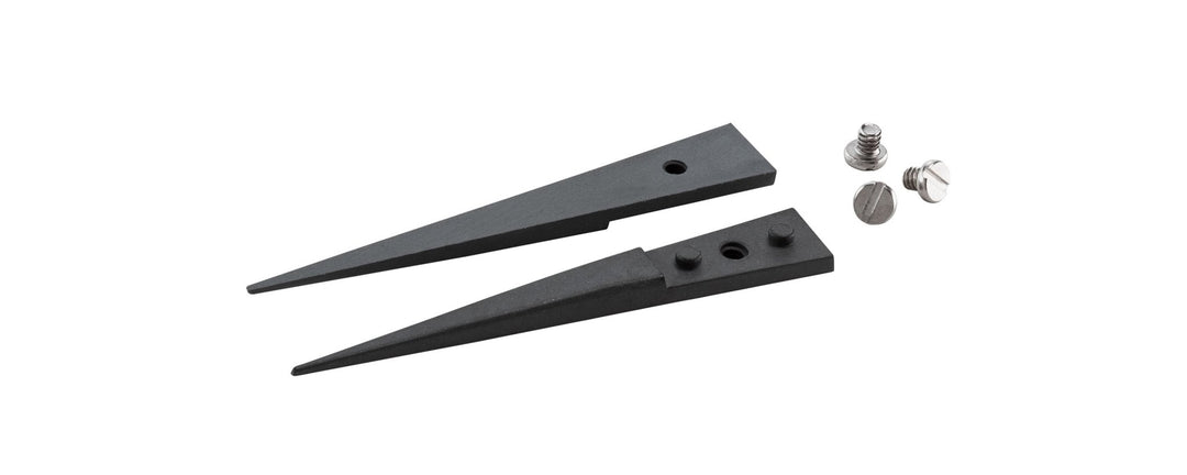 IDEAL - TEK A71ZJ Ceramic Tips: Straight, Fine, Beveled (for #71ZJ.SA Tweezers). OAL: 45mm - 1.77in MTESolutions