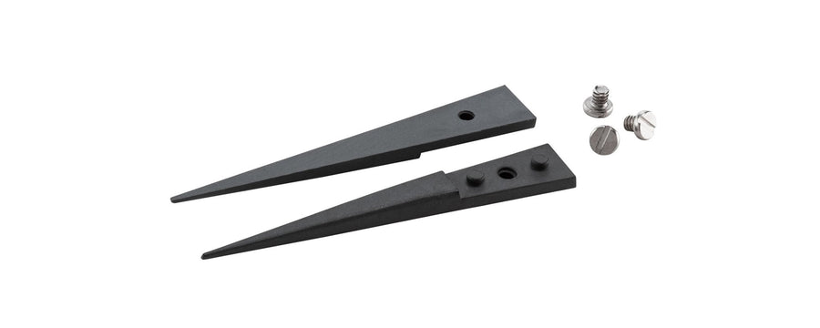 IDEAL - TEK A71ZJ Ceramic Tips: Straight, Fine, Beveled (for #71ZJ.SA Tweezers). OAL: 45mm - 1.77in MTESolutions