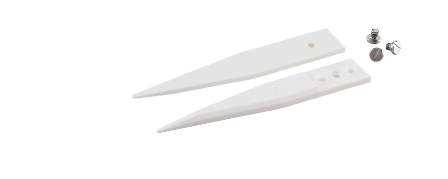 Ideal-tek A74MZ Tips: straight, flat, fine, pointed, strong (for 74MZ.SA Tweezers). OAL: 55mm, 2.17in MTESolutions