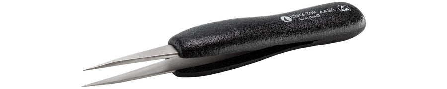 Ideal-tek AA.SA.DN.6.ITU ESD Foam Grip Boley tweezers AA.SA.DN, SS Anti-Mag, OAL 135mm, 5.32in MTESolutions