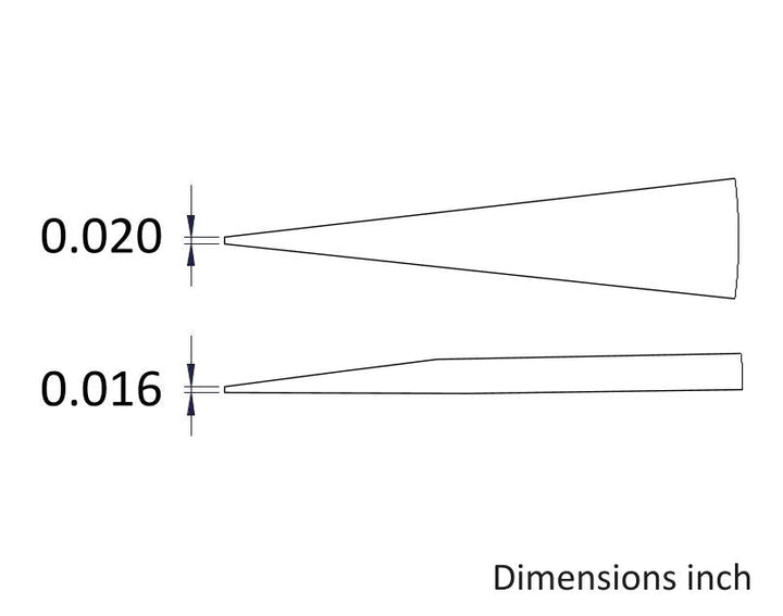 Ideal-tek AA.SA.DN.6.ITU ESD Foam Grip Boley tweezers AA.SA.DN, SS Anti-Mag, OAL 135mm, 5.32in MTESolutions