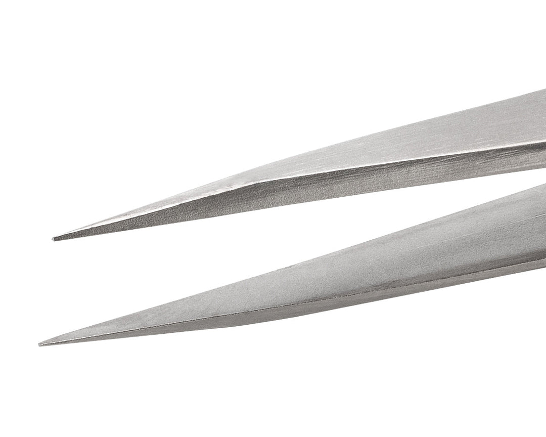 Ideal-tek AA.SA.DN.6.ITU ESD Foam Grip Boley tweezers AA.SA.DN, SS Anti-Mag, OAL 135mm, 5.32in MTESolutions