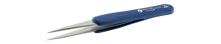 Ideal-tek AA.SA.DR.6.ITU ESD Rubber Grip Boley tweezers AA-SA-DR, SS Anti-Mag, OAL 130mm, 5.12in MTESolutions