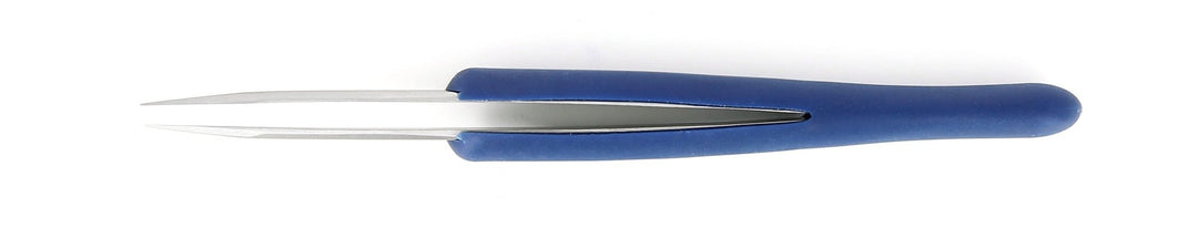 Ideal-tek AA.SA.DR.6.ITU ESD Rubber Grip Boley tweezers AA-SA-DR, SS Anti-Mag, OAL 130mm, 5.12in MTESolutions