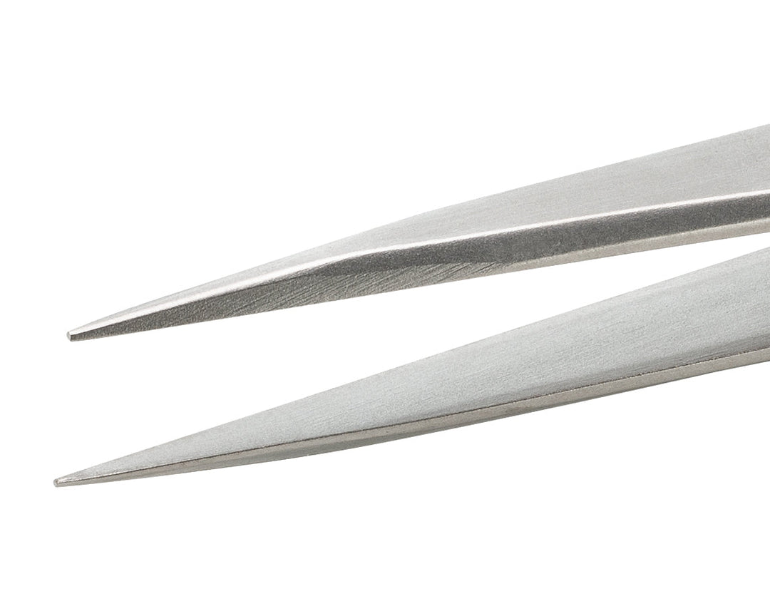 Ideal-tek AA.SA.DR.6.ITU ESD Rubber Grip Boley tweezers AA-SA-DR, SS Anti-Mag, OAL 130mm, 5.12in MTESolutions
