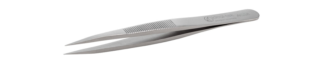 Ideal-tek AC.SA.6.ITE Premium Economy tweezers AC.SA, SS Anti-Mag, OAL 110mm, 4.33in MTESolutions