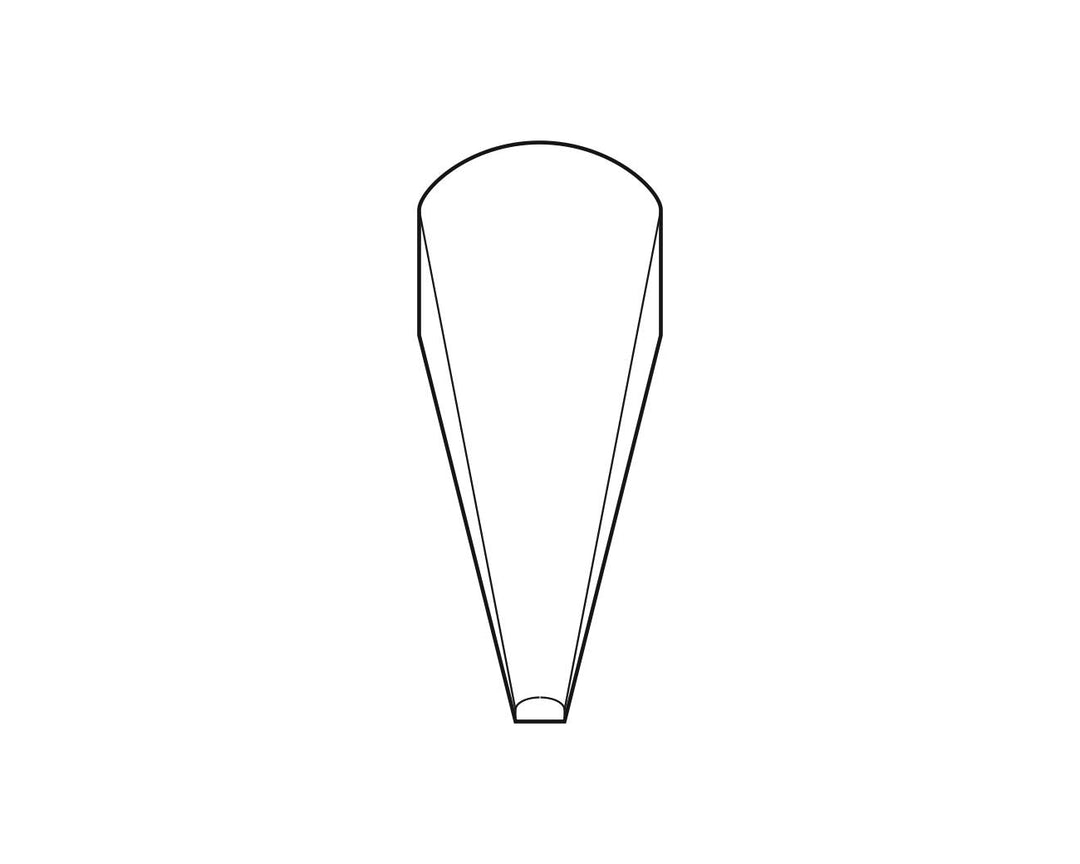 Ideal-tek AC.SA.B.ITE Economy tweezers AC.SA, SS Anti-Mag, OAL 110mm, 4.33in MTESolutions
