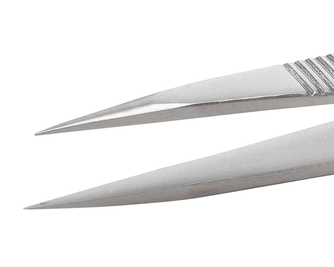 Ideal-tek AC.SA.B.ITE Economy tweezers AC.SA, SS Anti-Mag, OAL 110mm, 4.33in MTESolutions