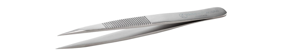 Ideal-tek AC.SA.B.ITE Economy tweezers AC.SA, SS Anti-Mag, OAL 110mm, 4.33in MTESolutions