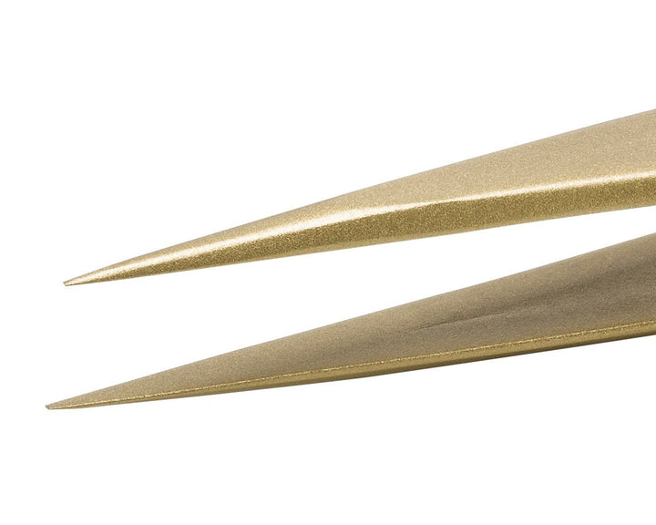 Ideal-tek AM.BR.LA.0.ITU High Precision tweezers AM.BR, Brass, OAL 125mm, 4.92in MTESolutions