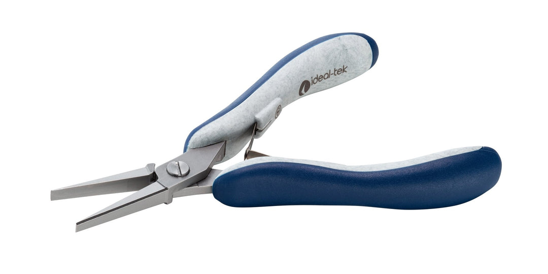 Ideal-tek ES6013.CR.BG.ITU Ergo-tek Slim HP pliers 6013, Long Flat Nose smooth, OAL 140mm, 5.51in MTESolutions