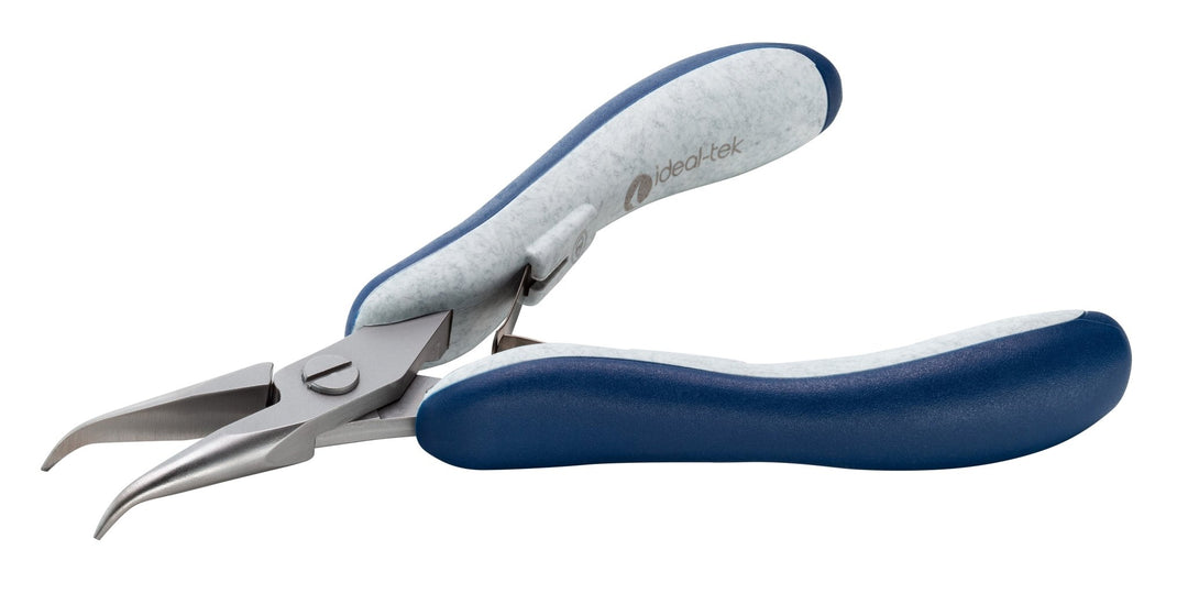 Ideal-tek ES6023B.CR.BG.ITU Ergo-tek Slim HP pliers 6023B, Bent Nose smooth, OAL 140mm, 5.51in MTESolutions