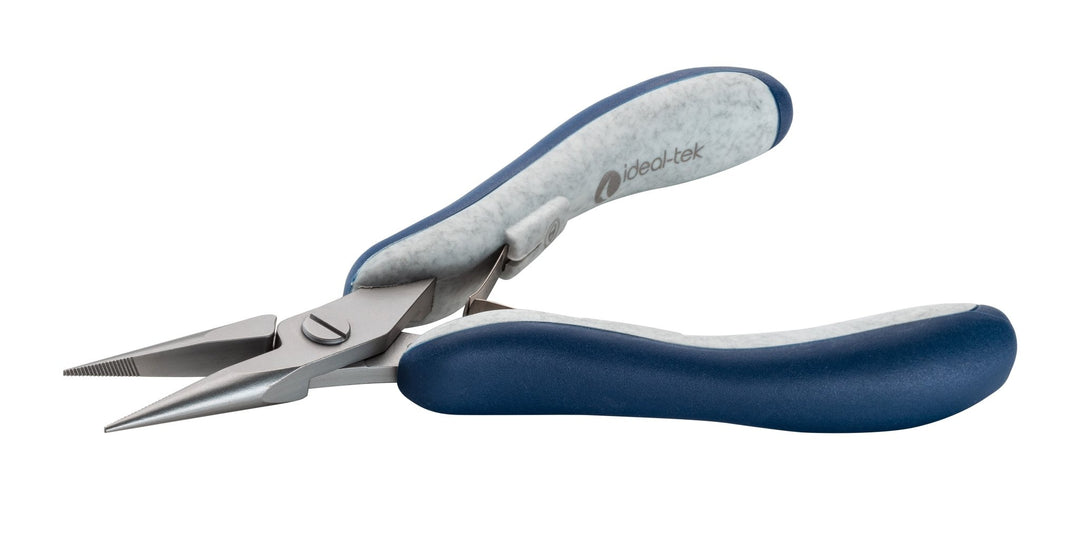 Ideal-tek ES6024.CR.BG.ITU Ergo-tek Slim HP pliers 6024, Long Snipe Nose serrated, OAL 140mm, 5.51in MTESolutions