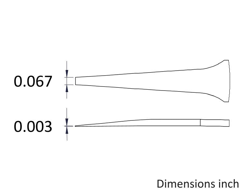 Ideal-tek F.SA.0.ITU High Precision tweezers F.SA, SS Anti-Mag, OAL 120mm, 4.72in MTESolutions