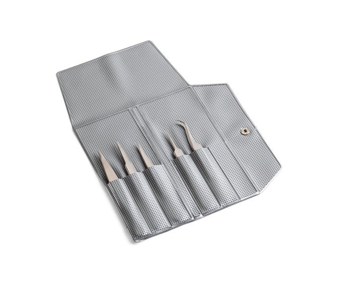 Ideal-tek K5-ECO.SA.ITE kit 5 Economy tweezers, SS Anti-Mag MTESolutions