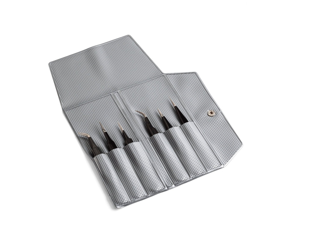 Ideal-tek K6F.SA.NE.ITU kit ESD Epoxy Coated tweezers K6F.SA.NE, SS Anti-Mag MTESolutions