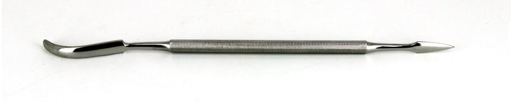 Ideal-tek MPTSS1 Spatula - Pointed tip arrow-shaped and flat long curved with a rounded tip. OAL: 180mm, 7.09in MTESolutions