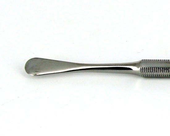 Ideal-tek MPTSS2 Spatula - Short rounded drop-shaped and large flat squared tip. OAL: 175mm, 6.89in MTESolutions