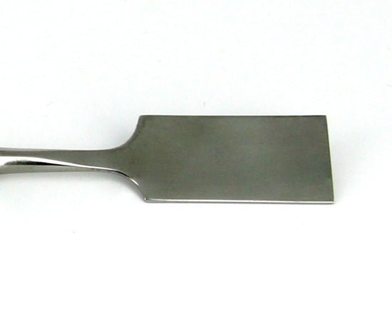 Ideal-tek MPTSS2 Spatula - Short rounded drop-shaped and large flat squared tip. OAL: 175mm, 6.89in MTESolutions