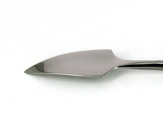 Ideal-tek MPTSS4 Spatula - Long curved pointed tip with arrow-shaped and long curved with rounded tip. OAL: 180mm MTESolutions