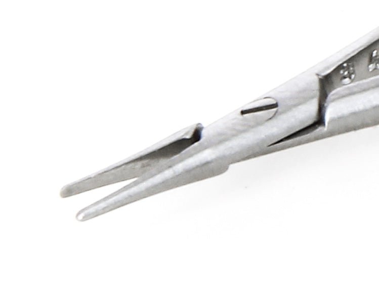 Ideal-tek NH-MJ35.9.IT Micro Needle Holder NH-MJ35, straight, Stainless, OAL 95mm, 3.74in MTESolutions