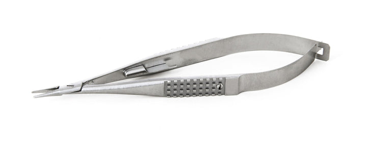 Ideal-tek NH-MJ35.9.IT Micro Needle Holder NH-MJ35, straight, Stainless, OAL 95mm, 3.74in MTESolutions