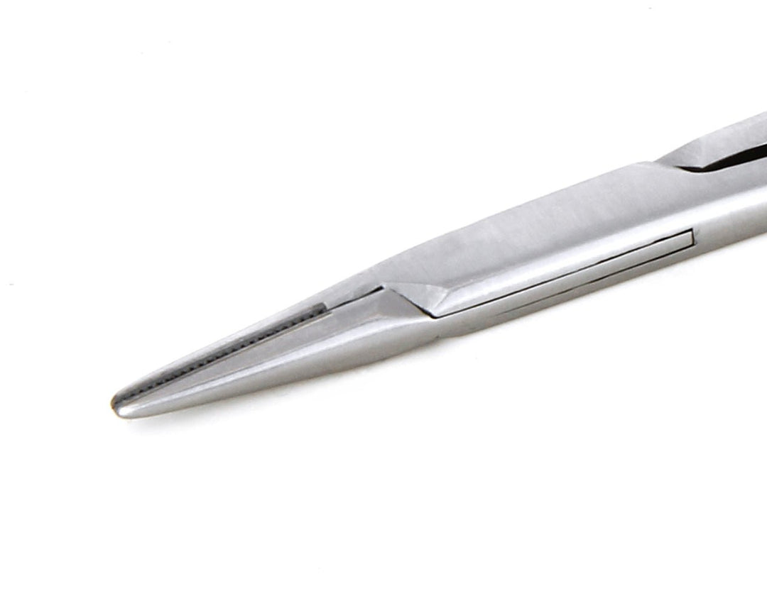 Ideal-tek NH-SG47-TC125.B.IT Precision Needle holder NH-SG47-TC125.B, Stainless, Tungsten Carbide insert, OAL 130mm, 5.12in MTESolutions