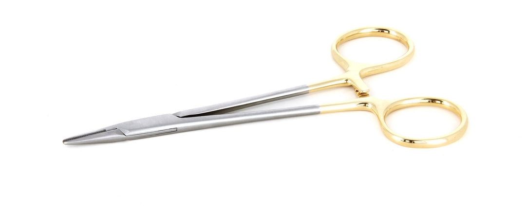 Ideal-tek NH-SG47-TC125.B.IT Precision Needle holder NH-SG47-TC125.B, Stainless, Tungsten Carbide insert, OAL 130mm, 5.12in MTESolutions