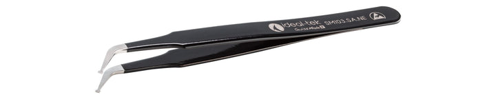 Ideal-tek SM103.SA.NE.1.ITU ESD Epoxy Coated tweezers SM103.SA.NE, SS Anti-Mag, OAL 115mm, 4.53in MTESolutions