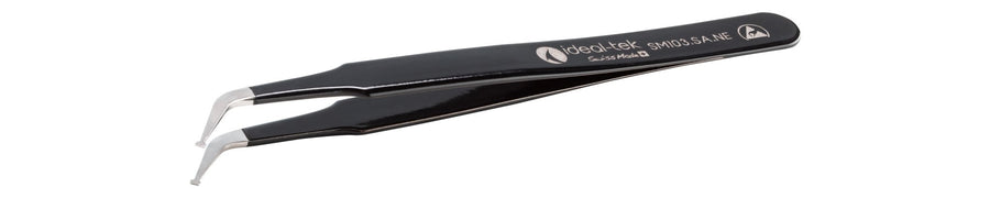 Ideal-tek SM103.SA.NE.1.ITU ESD Epoxy Coated tweezers SM103.SA.NE, SS Anti-Mag, OAL 115mm, 4.53in MTESolutions