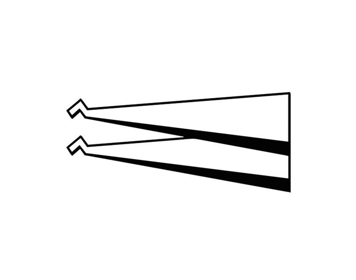 Ideal-tek SM104.SA.1.ITU SMD tweezers SM104.SA, SS Anti-Mag, OAL 120mm, 4.72in MTESolutions