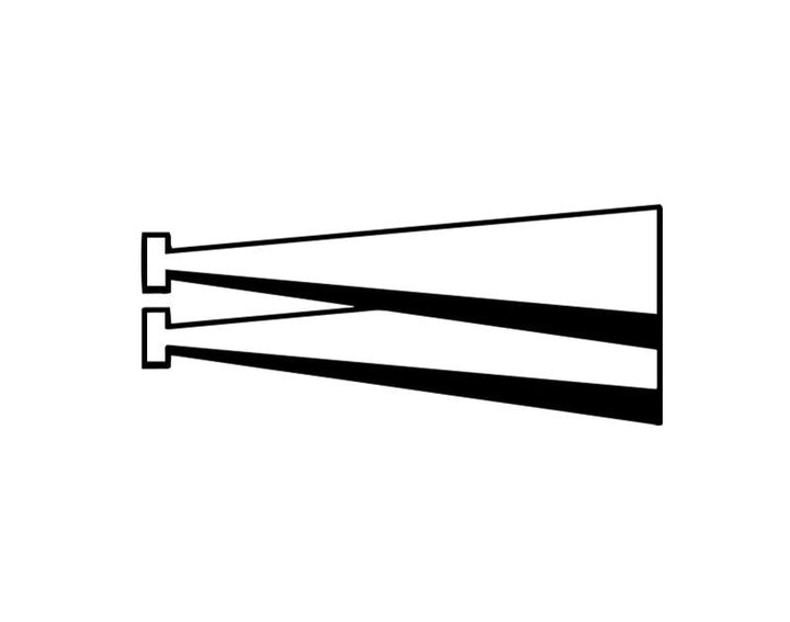 Ideal-tek SM105.SA.1.ITU SMD tweezers SM105.SA, SS Anti-Mag, OAL 120mm, 4.72in MTESolutions