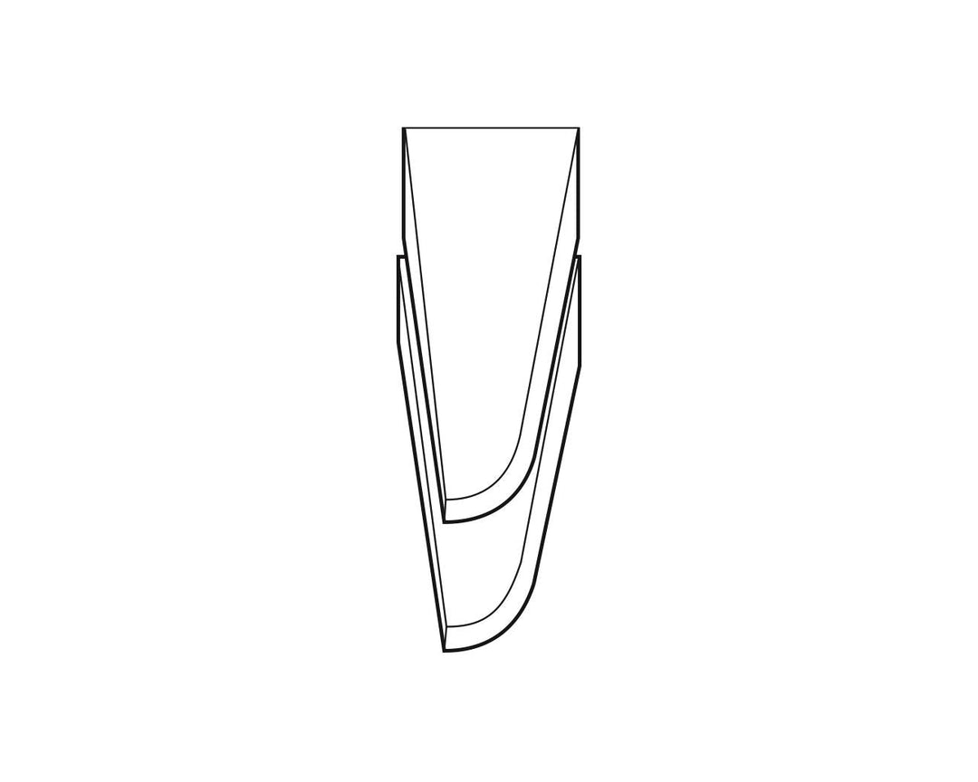 Ideal-tek SM107.SA.1.ITU SMD tweezers SM107.SA, SS Anti-Mag, OAL 120mm, 4.72in MTESolutions