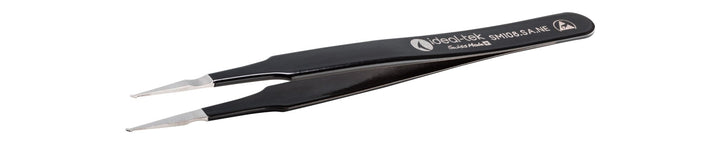 Ideal-tek SM108.SA.NE.1.ITU ESD Epoxy Coated tweezers SM108.SA.NE, SS Anti-Mag, OAL 120mm, 4.72in MTESolutions