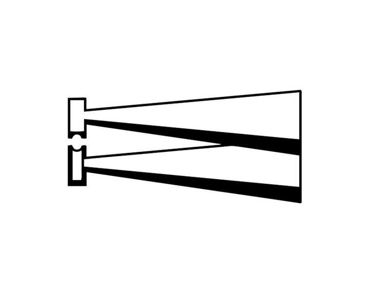 Ideal-tek SM110.SA.1.ITU SMD tweezers SM110.SA, SS Anti-Mag, OAL 120mm, 4.72in MTESolutions