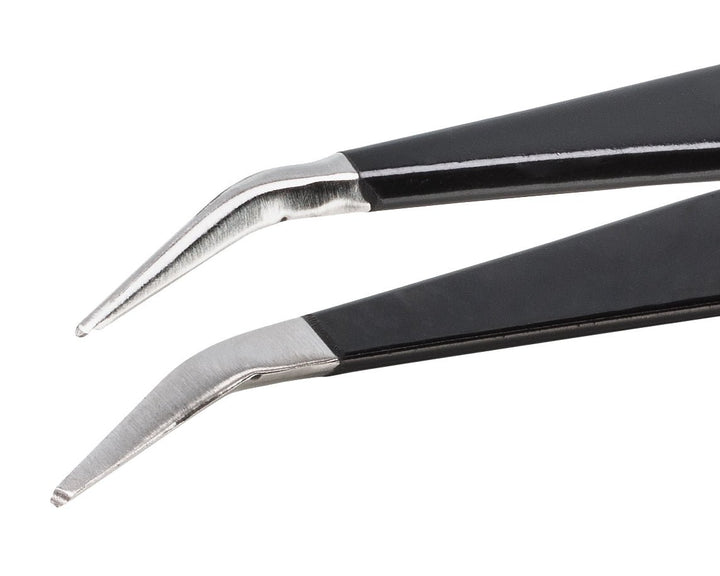Ideal-tek SM115.SA.NE.1.ITU ESD Epoxy Coated tweezers SM115.SA.NE, SS Anti-Mag, OAL 115mm, 4.53in MTESolutions