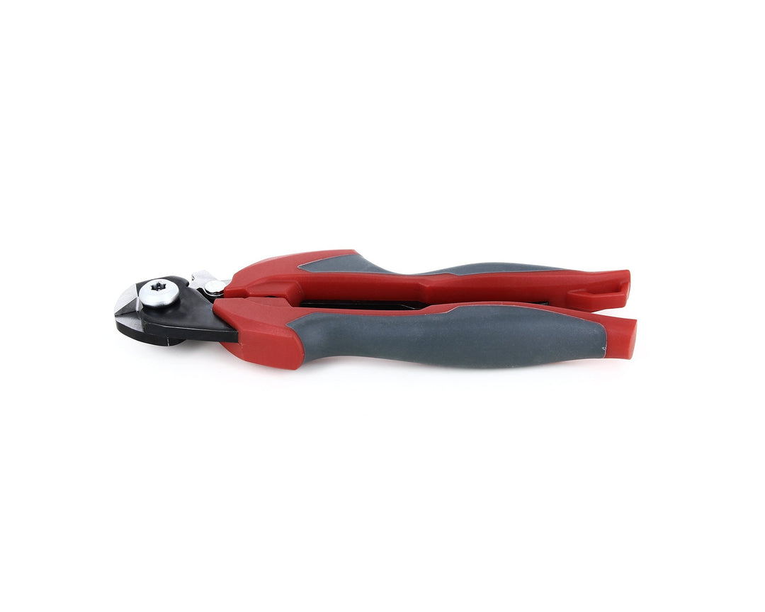 Ideal-tek WRC5.ITU Cable Cutters - High carbon steel - Red-grey non-slip rubber handle. OAL: 180 mm, 7.09in MTESolutions
