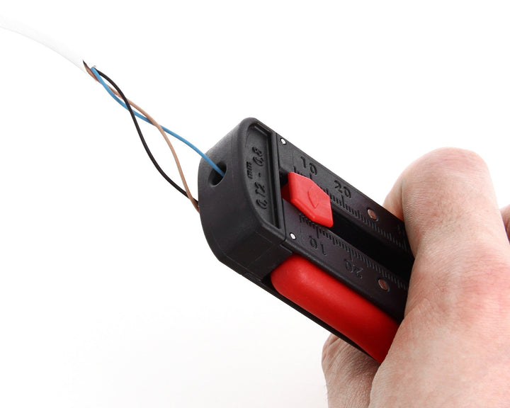 Ideal-tek WS3620.ITU Wire Stripper 36-20 AWG (0.12-0.8 mm). Length stop: 5-45mm. OAL 112mm, 4.41in MTESolutions