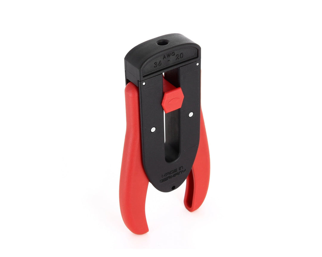 Ideal-tek WS3620.ITU Wire Stripper 36-20 AWG (0.12-0.8 mm). Length stop: 5-45mm. OAL 112mm, 4.41in MTESolutions