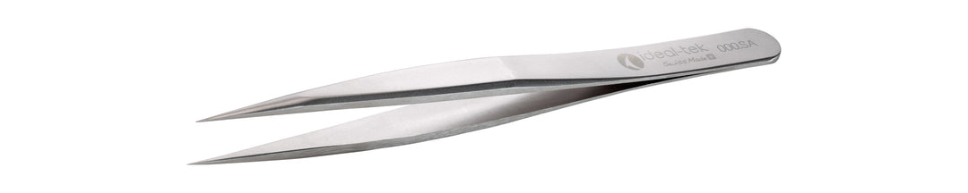 Ideal-tek 000.SA.0.ITU High Precision tweezers 000.SA, SS Anti-Mag, OAL 120mm, 4.72in