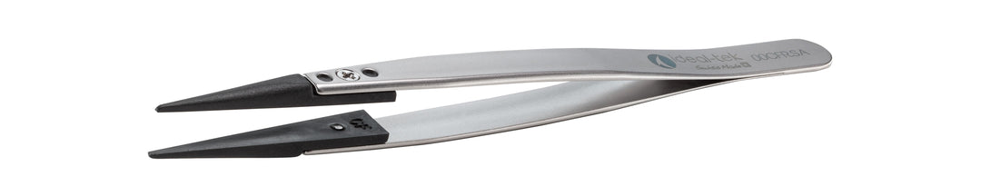 Ideal-tek 00CFR.SA.1.ITU Plastic Repl CF tip tweezers 00CFR.SA, SS Anti-Mag, OAL 130mm, 5, 12in, (#A00CF tips)