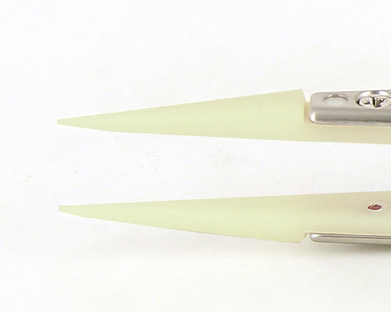 Ideal-tek 00DGR.SA.1.ITU Plastic Repl DG tip tweezers 00DGR.SA, SS Anti-Mag, OAL 130mm, 5, 12in, (#A00DG tips)