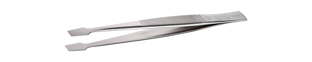 Ideal-tek 127.SA.1.ITU Flat Tip tweezers 127.SA, SS Anti-Mag, OAL 105mm, 4.13in
