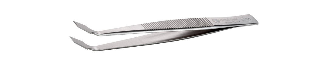 Ideal-tek 128.SA.1.ITU Flat Tip tweezers 128.SA, SS Anti-Mag, OAL 105mm, 4.13in