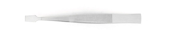 Ideal-tek 128.SA.1.ITU Flat Tip tweezers 128.SA, SS Anti-Mag, OAL 105mm, 4.13in