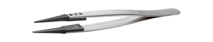 Ideal-tek 242CPR.SA.1.ITU Plastic Repl CP tip tweezers 242CPR.SA, SS Anti-Mag, OAL 130mm, 5, 12in, (#A242CP tips)
